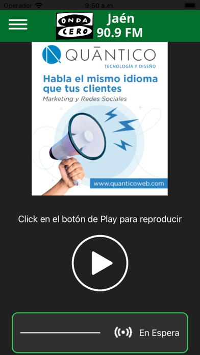 Onda Cero Jaen 90.9 FM Screenshot