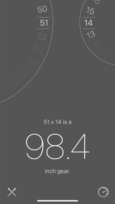 Track Gear Calculator Screenshot