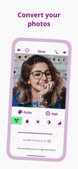 Game screenshot Perlypop: Perler & Hama beads apk