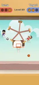 Basket Hoop - Stars Battle screenshot #3 for iPhone