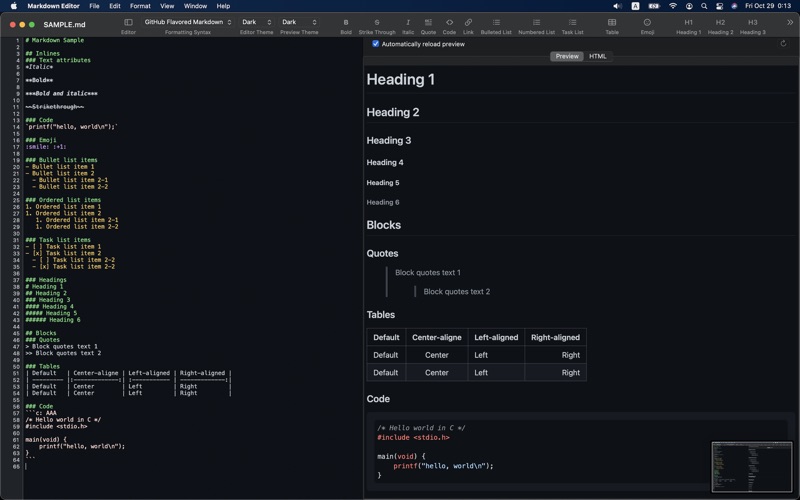 Screenshot #3 pour Markdown Editor