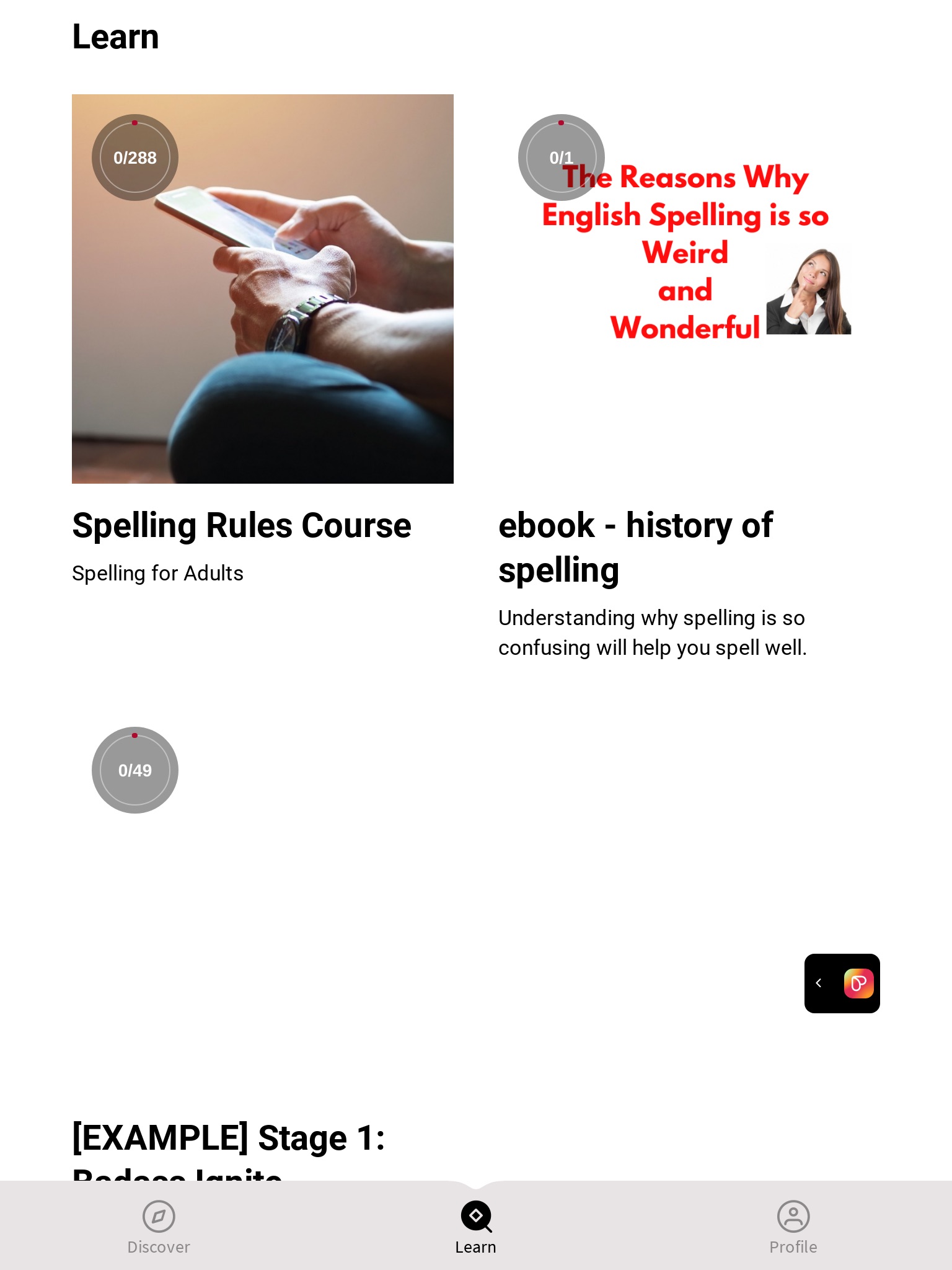 Spelling Rules Course screenshot 2