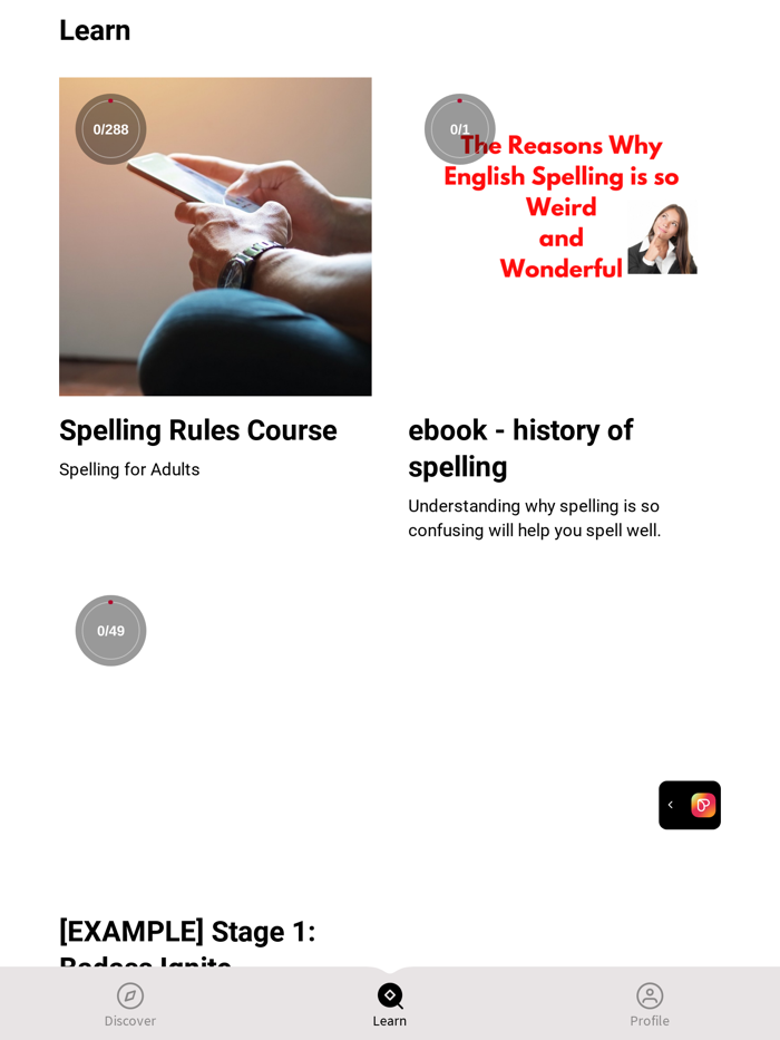Spelling Rules Course