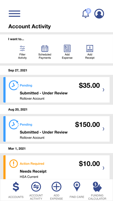 BAC My Benefits Mobile Screenshot