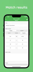 Badminton Schedule Planner screenshot #3 for iPhone