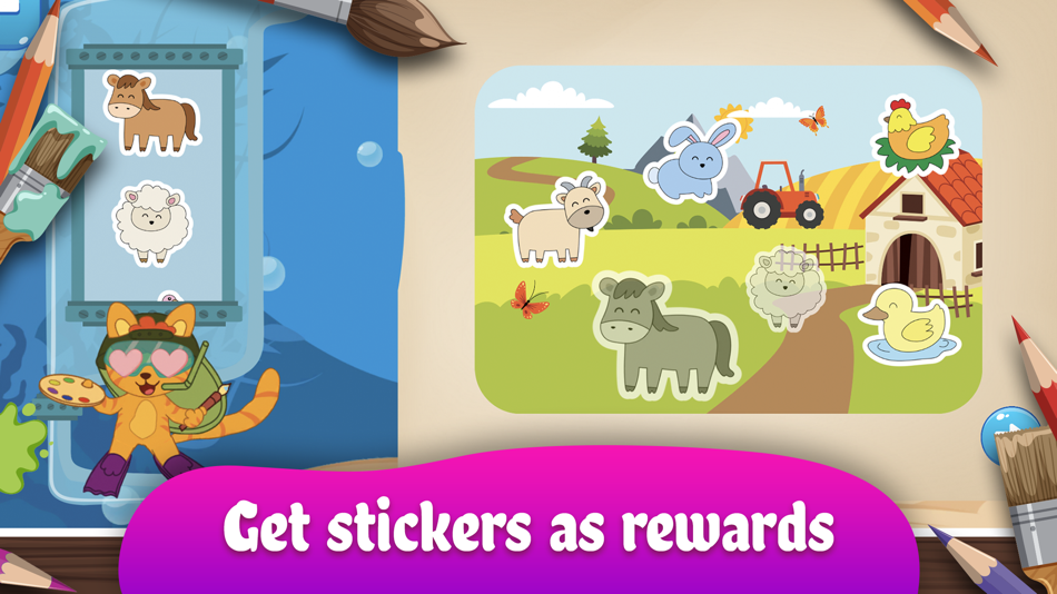 #5. Draw & Color: Toddler Games (iOS) 来自: Learning Games for Baby Kids and Toddlers Inc.