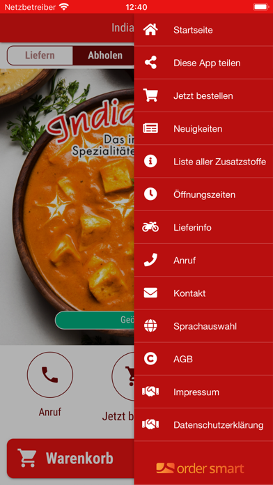 India Haus Winsen Screenshot