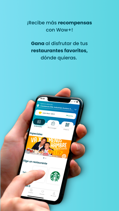 Wow+: ofertas en restaurantes Screenshot