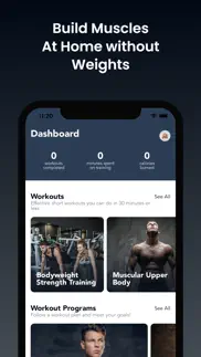 muscle building workouts iphone screenshot 1