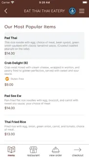 eat thai eatery iphone screenshot 3