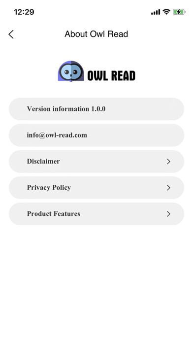 OwlRead Screenshot