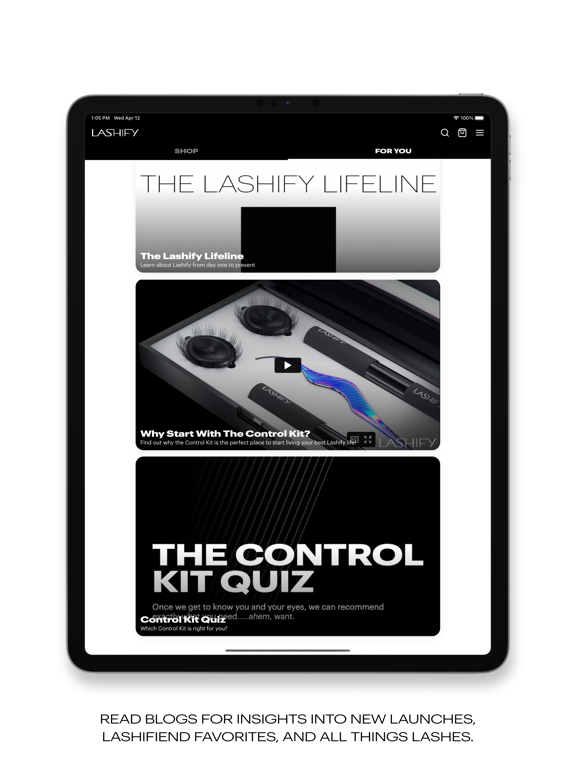 Lashify iPad screenshot 6 - Shopping app