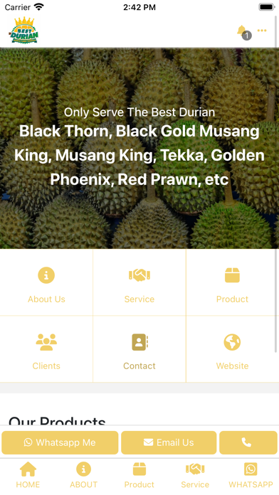 Screenshot 1 of B3stDurian App