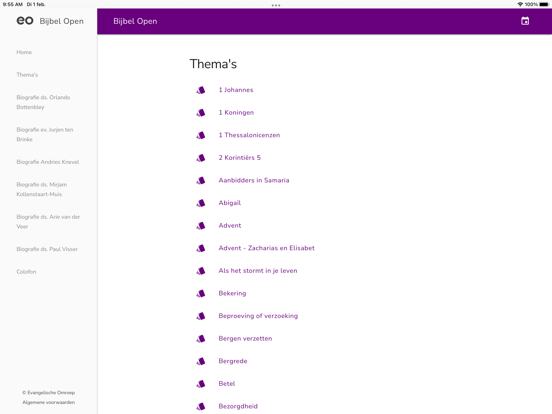 Bijbel Open screenshot 2