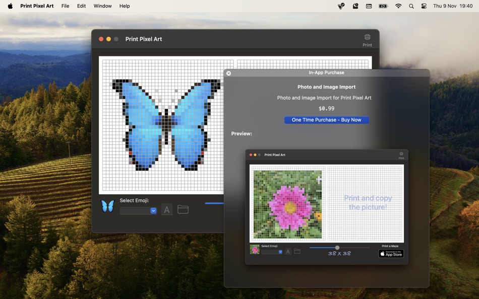 #4. Print Pixel Art (macOS) 由: Jan Nutbroek