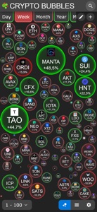 Crypto Bubbles screenshot #2 for iPhone