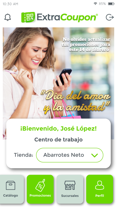 ExtraCoupon Tienda Screenshot