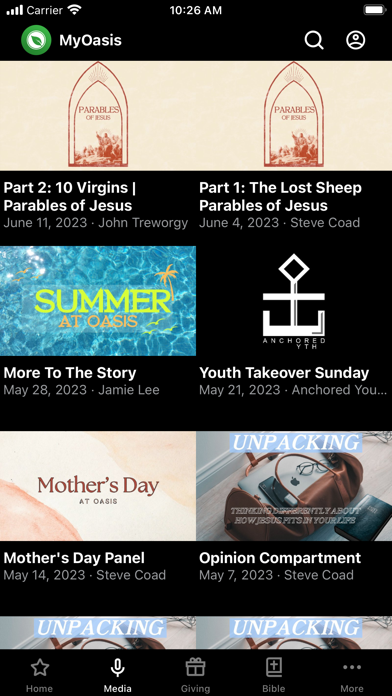 Oasis Church Bradenton Screenshot