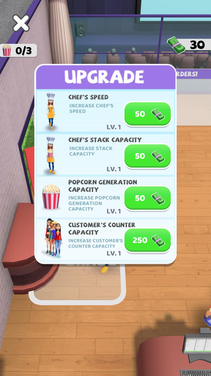 Arcade Popcorn Food Games