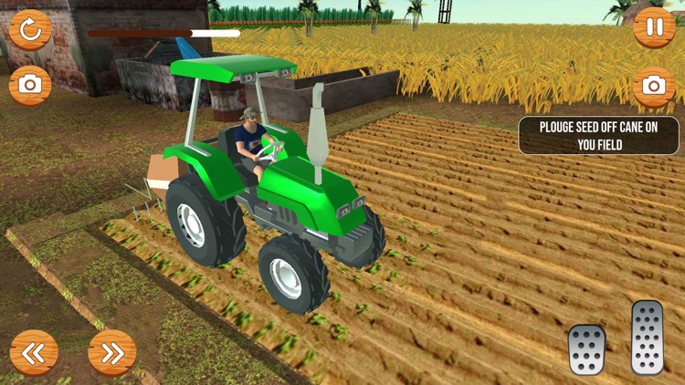 Grow Farming Tractor Games 3D screenshot-5