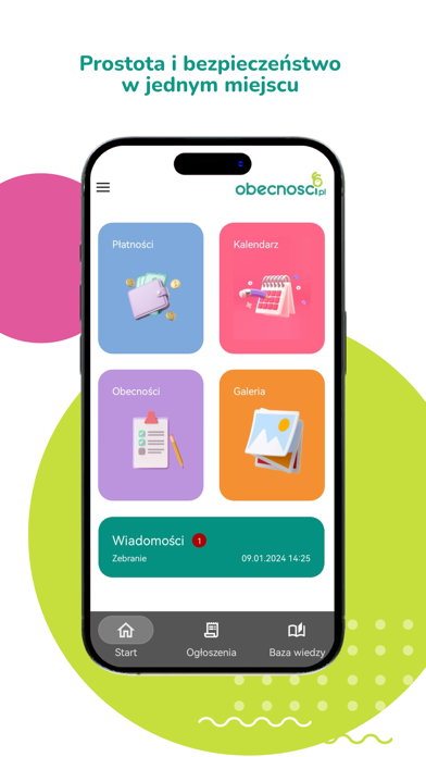 Obecnosci Rodzice/Opiekunowie Screenshot