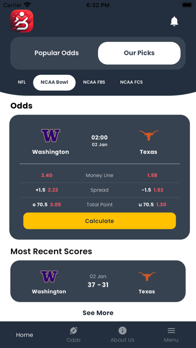 BetKick - Pro Odds by Bovada Screenshot