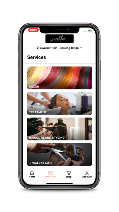 J Walker Salon & Spa Screenshot