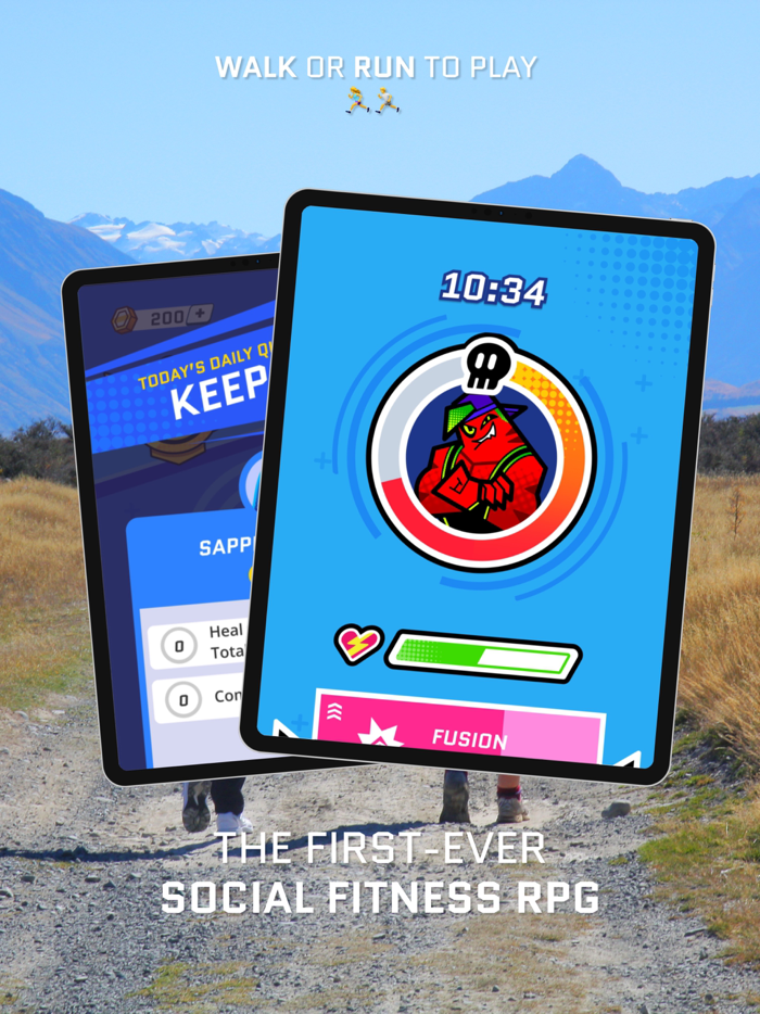 Run Legends Co-op Fitness RPG