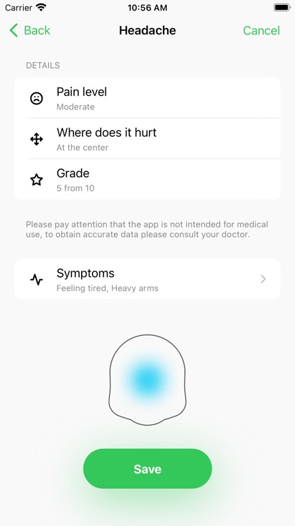 Migraine Tracker Headache Pain