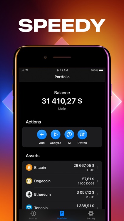 Bitcoin Ton Crypto Portfolio