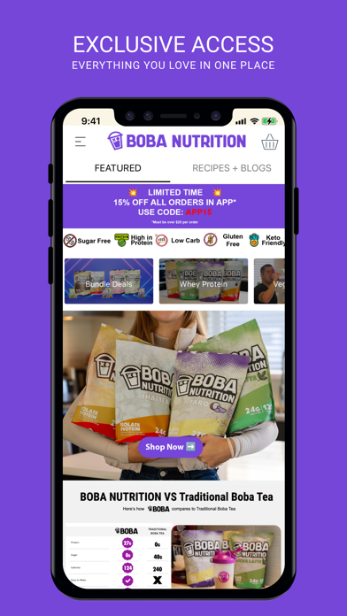 Boba Nutrition Screenshot