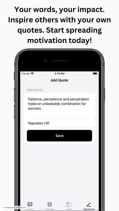 Motiq: AI Quotes & Mindfulness Screenshot