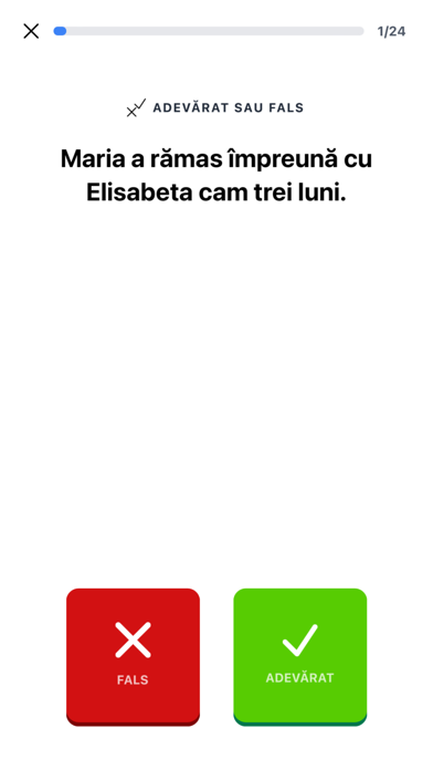 Bible Quiz app screenshot