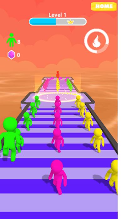 Screenshot #2 pour Color Run Frenzy