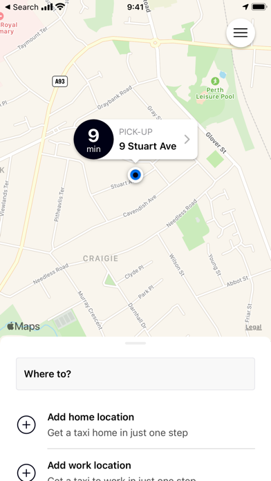 Perth Radio Taxis Screenshot