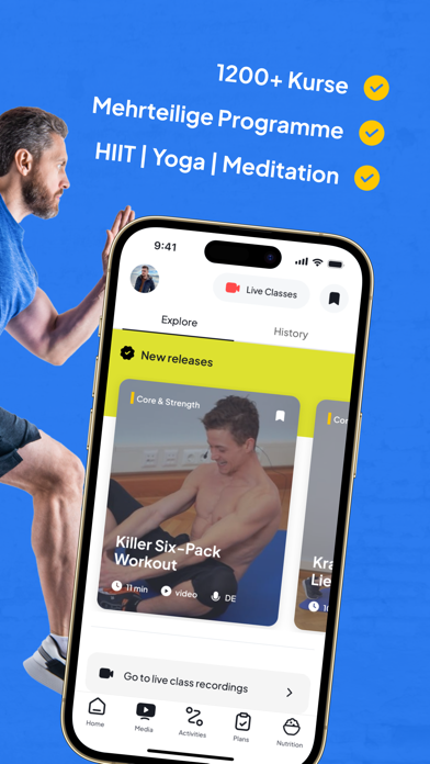 FIT-UP: Fitness & Nutrition Screenshot