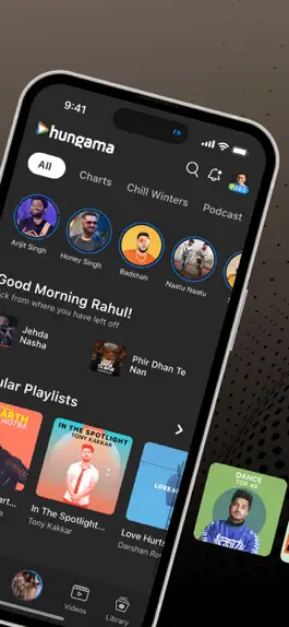 Game screenshot Hungama: Movies Music Podcasts apk