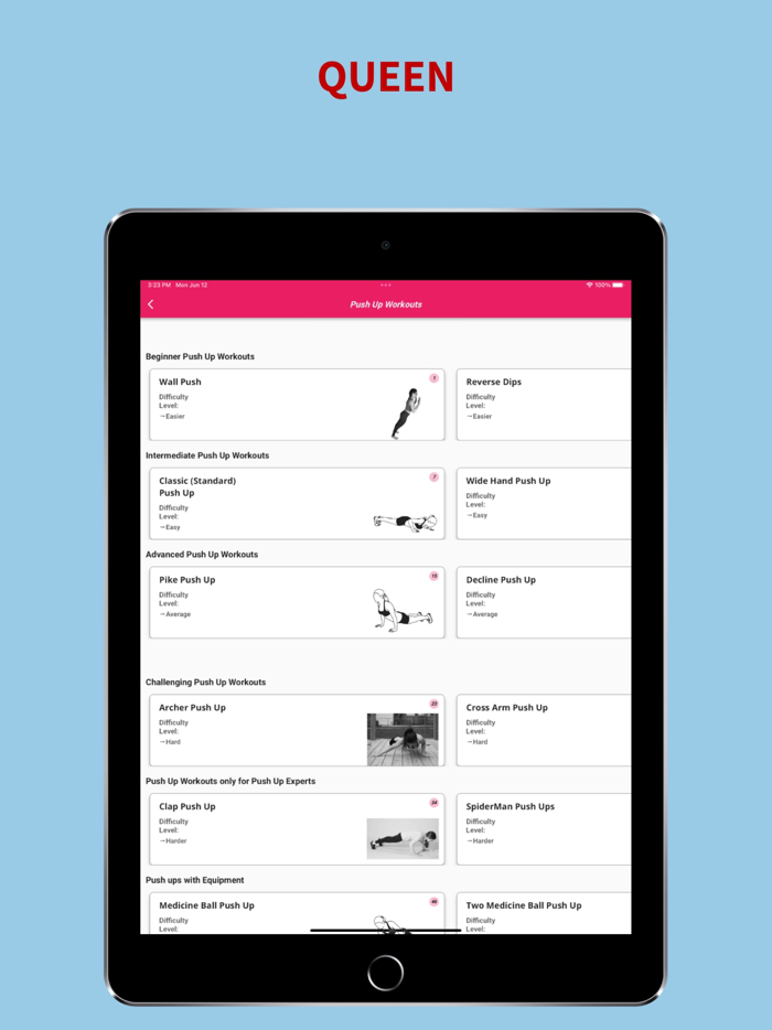 AlphaQueen Pushup Trainer