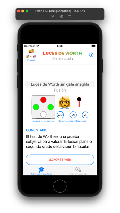 Screenshot #1 pour Luces de Worth - SemioTecnia