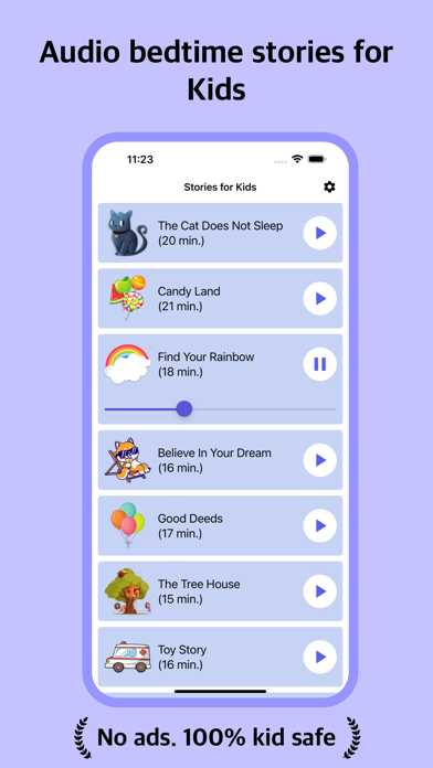 Screenshot #1 pour Bedtime stories for calm kids