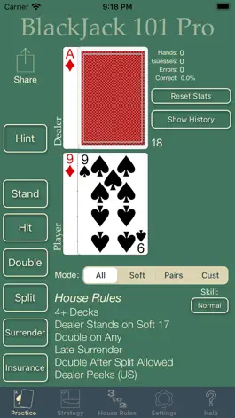 Game screenshot BlackJack 101 Pro Perfect Play mod apk