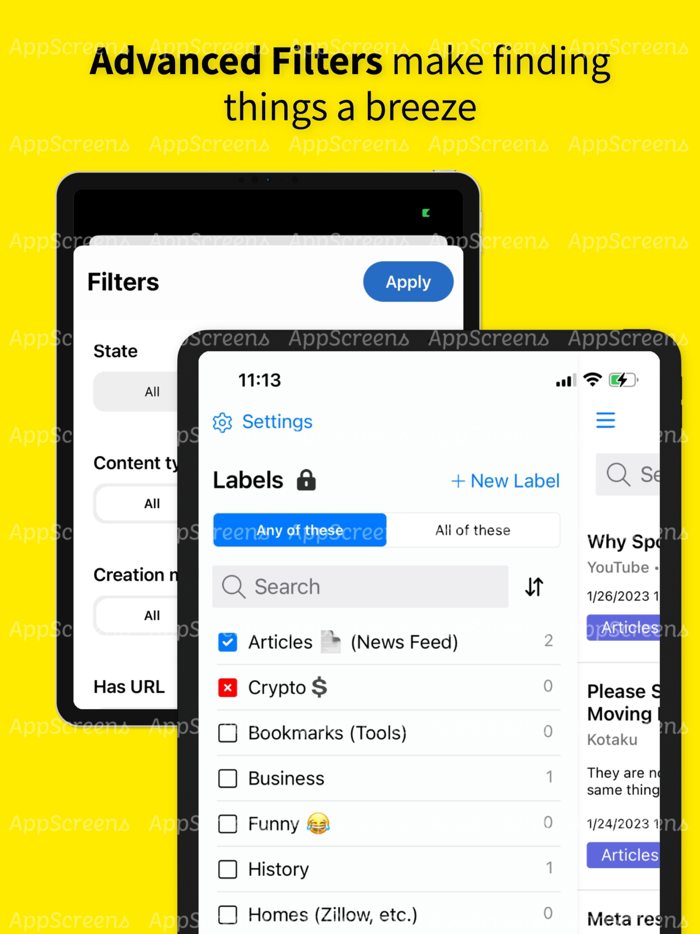 Airframe Save and find later
