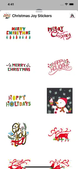 Game screenshot Christmas Joy Stickers hack