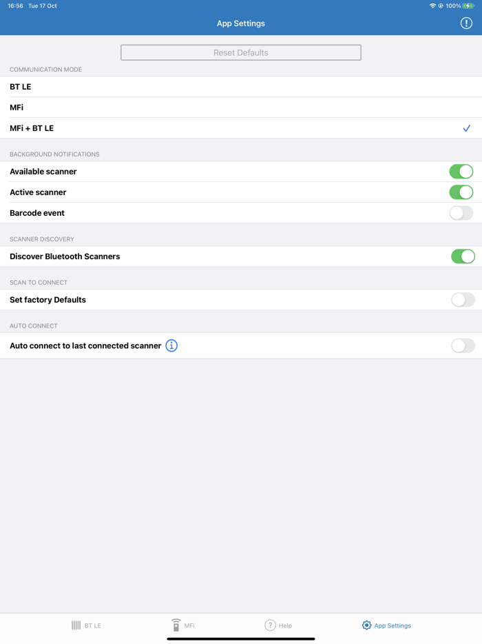 Zebra Scanner Control