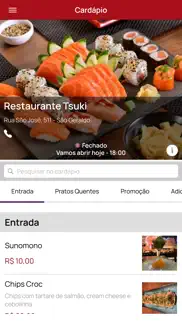 restaurante tsuki paraopeba iphone screenshot 1