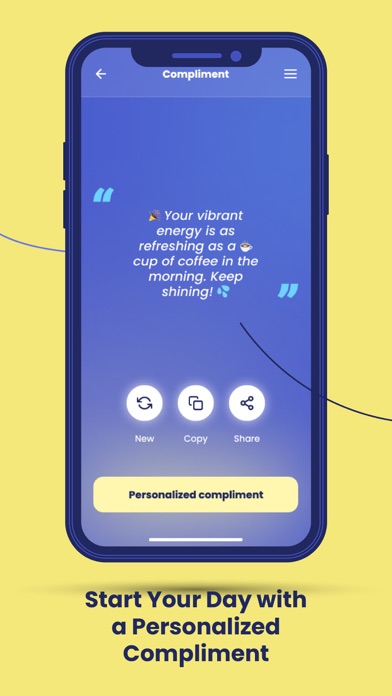 MoodUp: Daily Compliments Screenshot