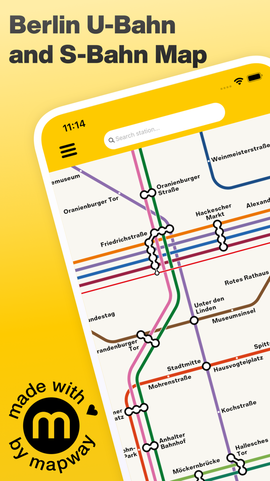 #1. Berlin Subway: S & U-Bahn map (iOS) Podle: Mapway Limited