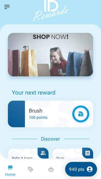 ID Rewards Screenshot