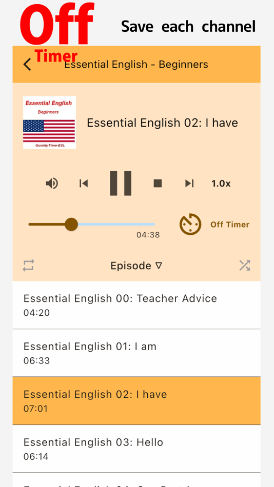 #2. Continuous English: CL Player (iOS) 由: Syuji Sonoda