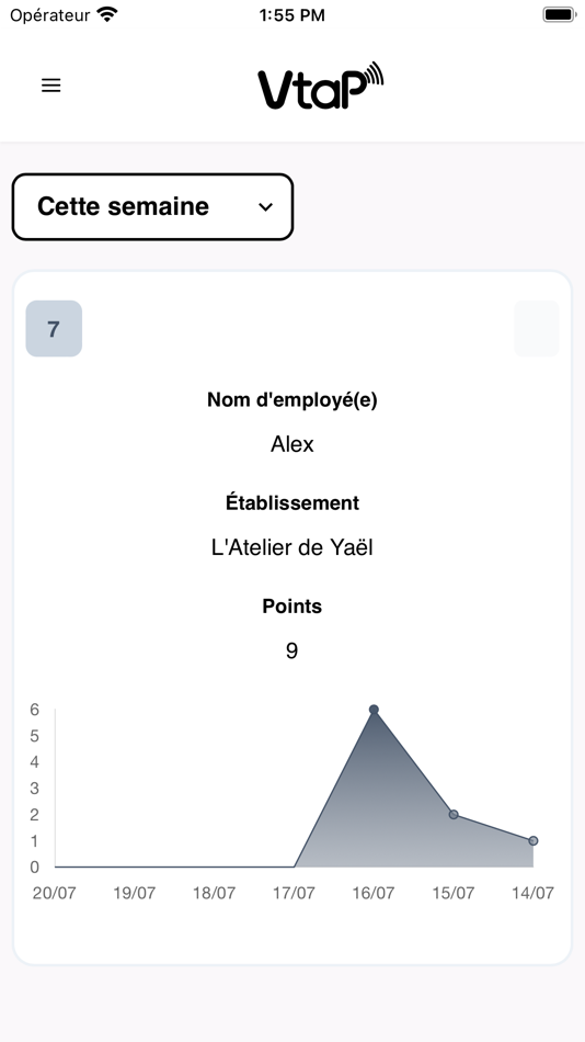#9. vTap (iOS) 由: Lamine Bessaih